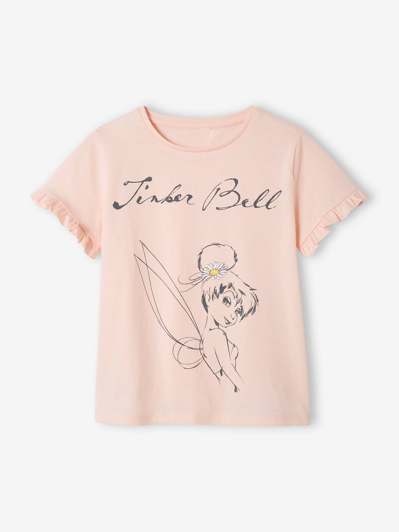 Kinder T-Shirt mit Volantärmeln Disney TINKER BELL - zartrosa