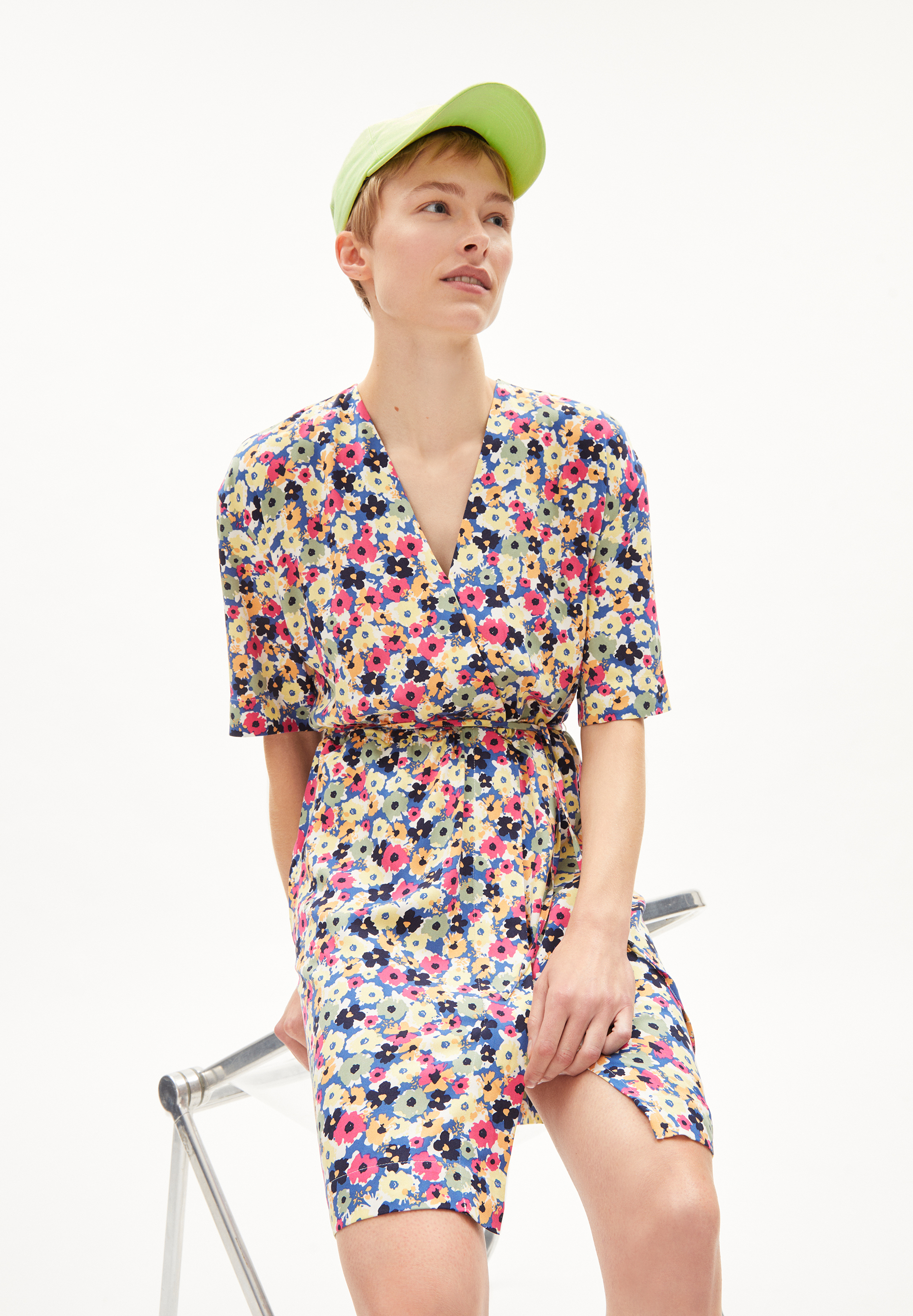 Webkleid Loose Fit aus LENZING™ ECOVERO™ Viskose