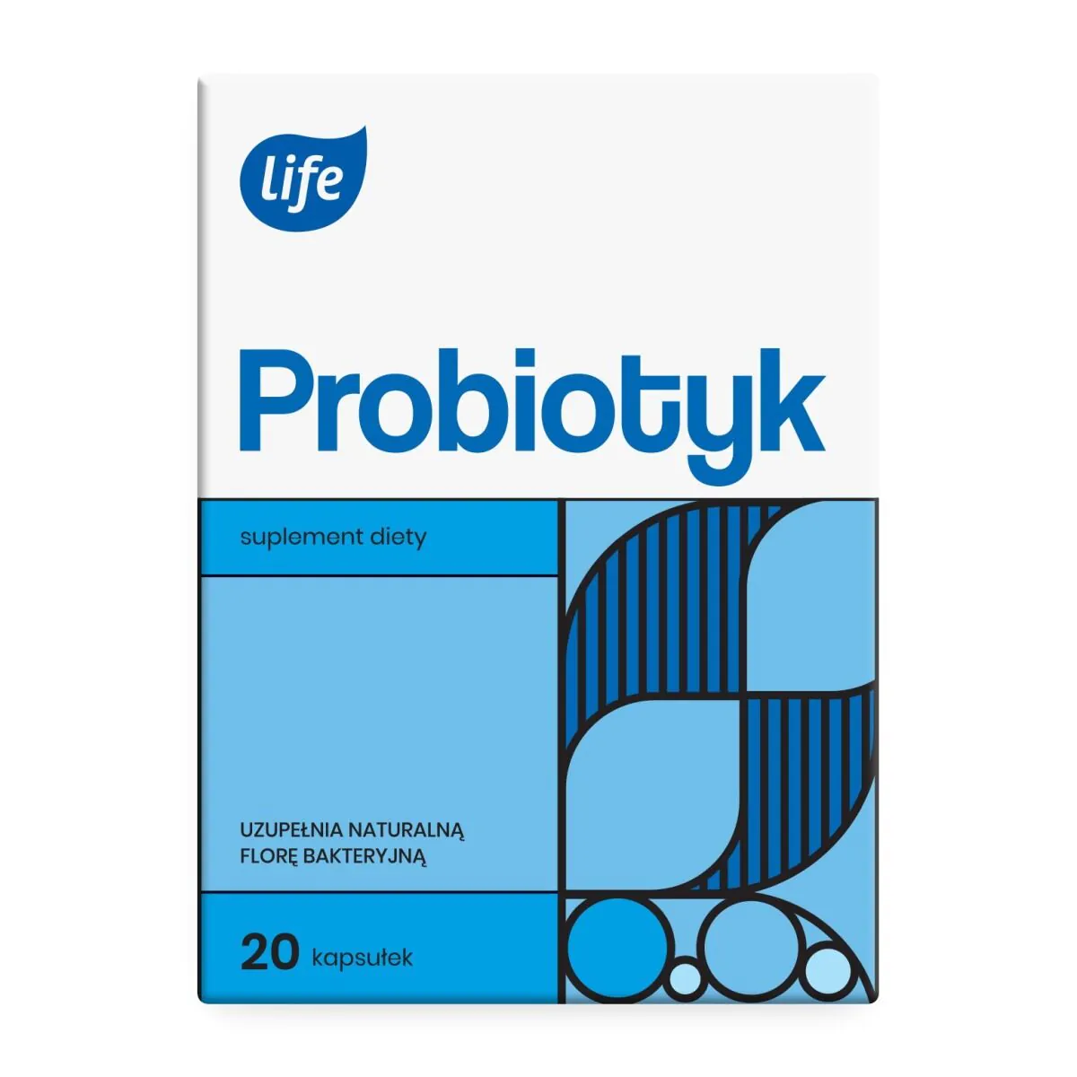 Life Probiotik, dodatak prehrani koji sadrži žive bakterijske kulture, kapsule