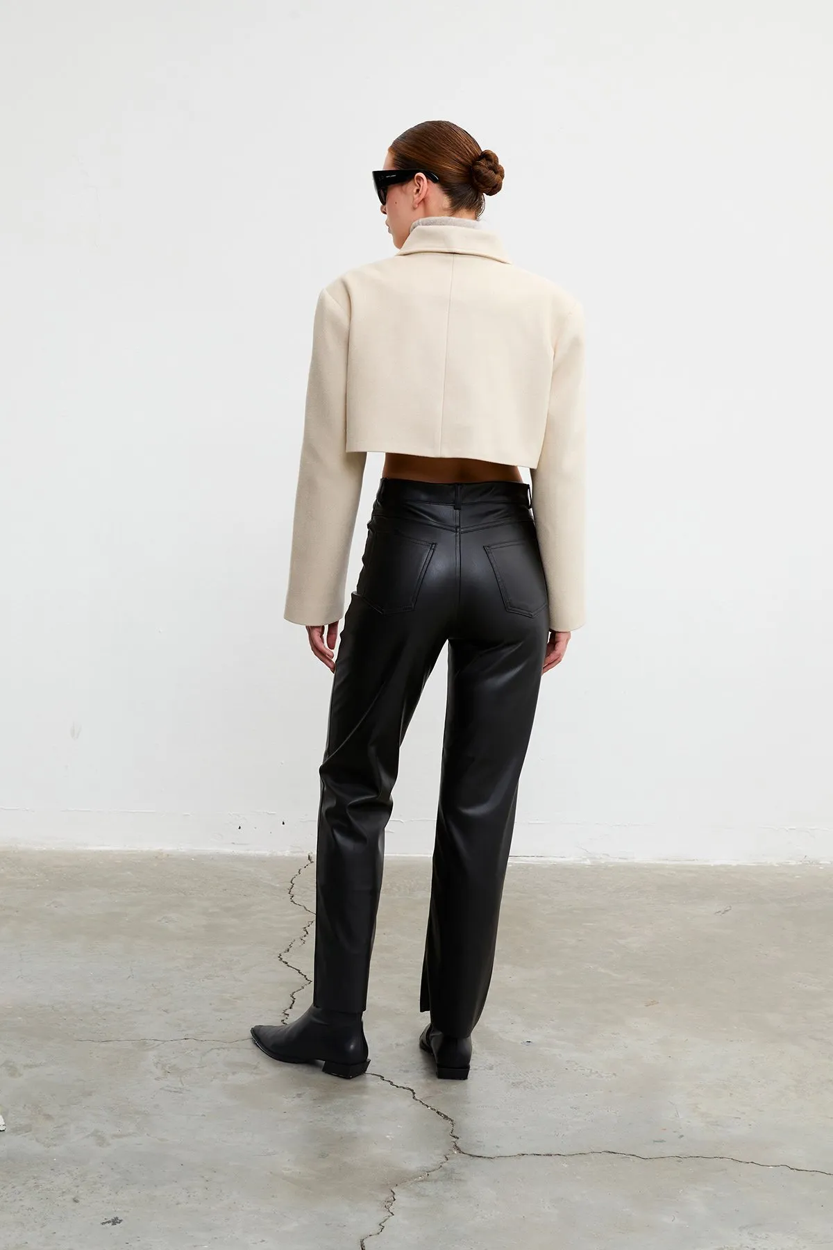 VATKALI  Lederhose Schwarz