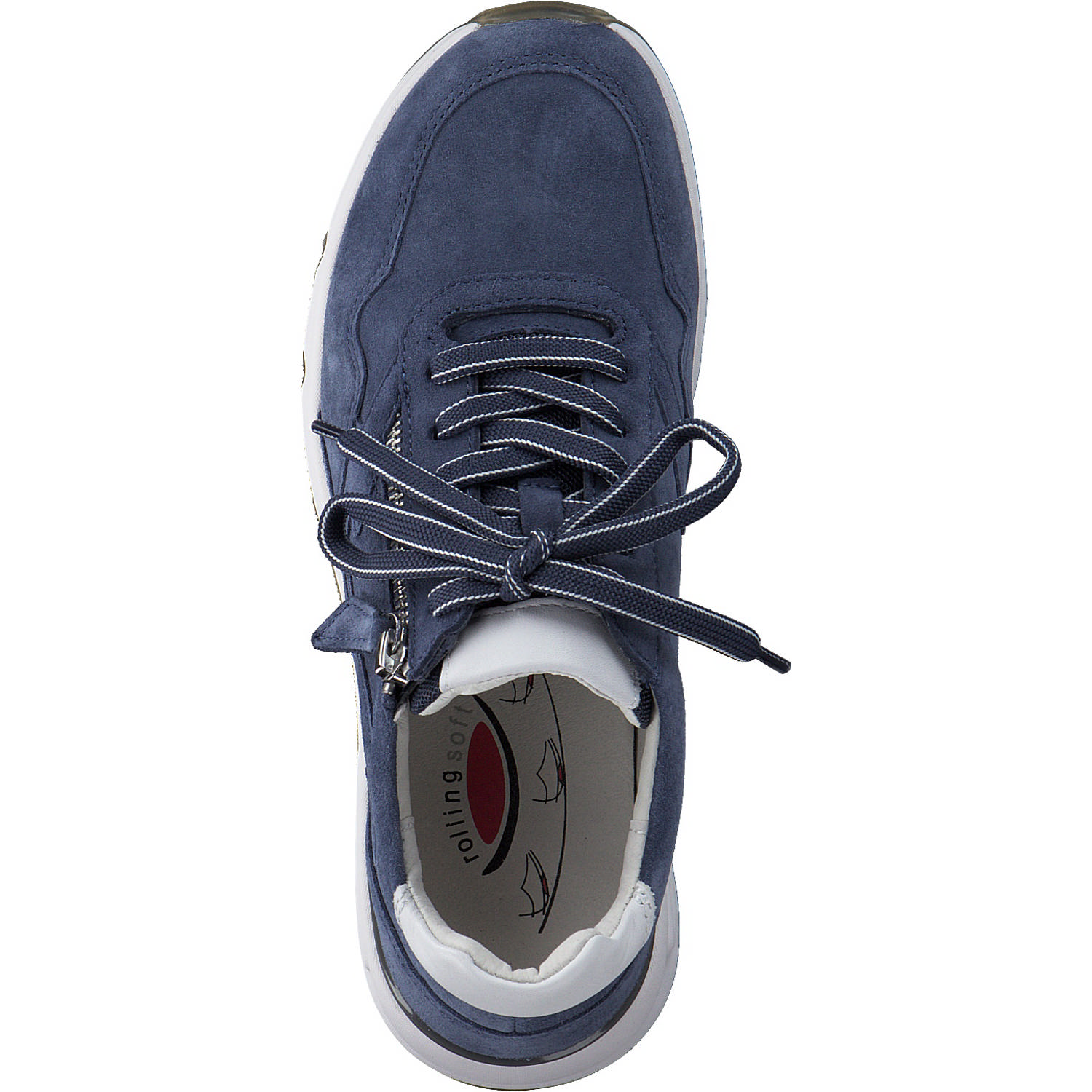 Gabor Rolling Soft 86.898, Sneakers Low, Damen, Blau