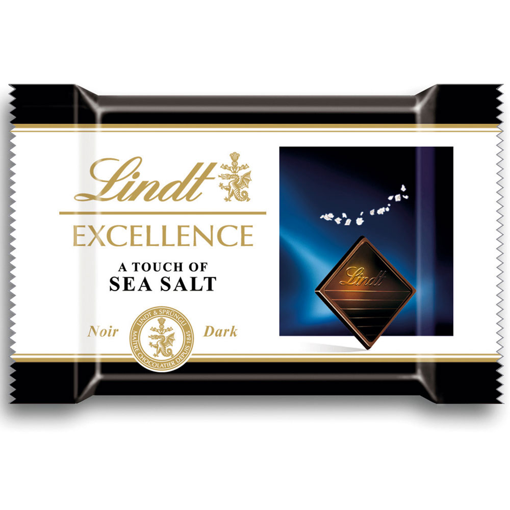 Lindt Excellence Mini Täfelchen Fleur de Sel Feinherb 200er