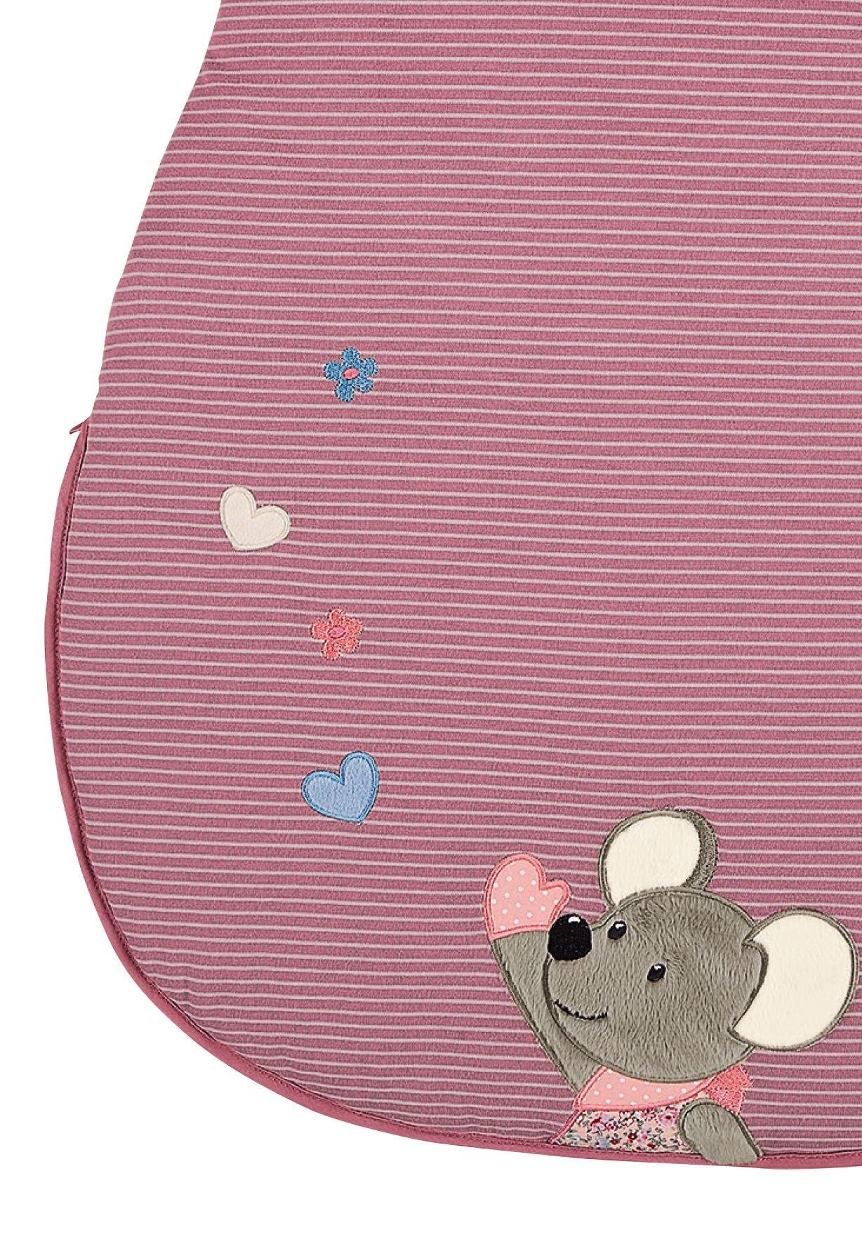 Schlafsack 70cm Maus Mabel mit abnehmbaren Ärmeln