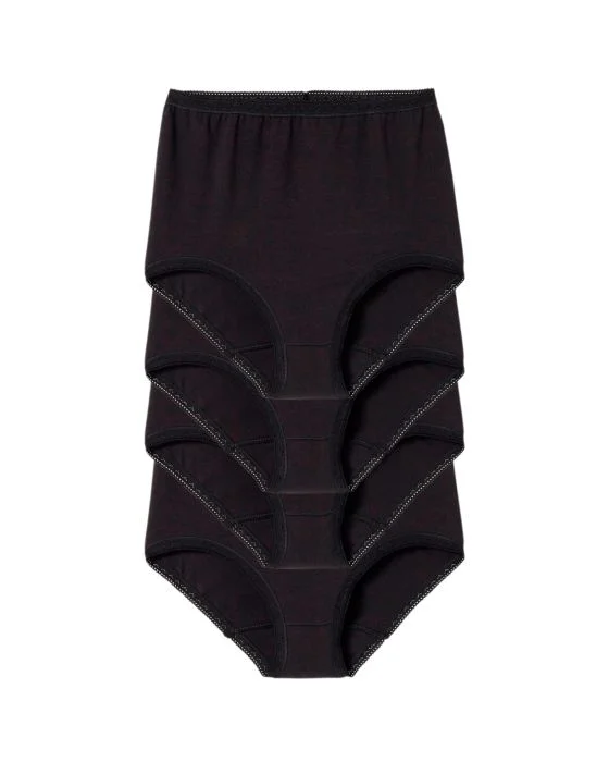Lot de 3 culottes maxi coton stretch + 1 GRATUITE.