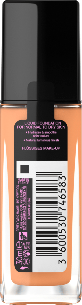 Foundation Fit Me Liquid 225 Medium Buff, 30 ml
