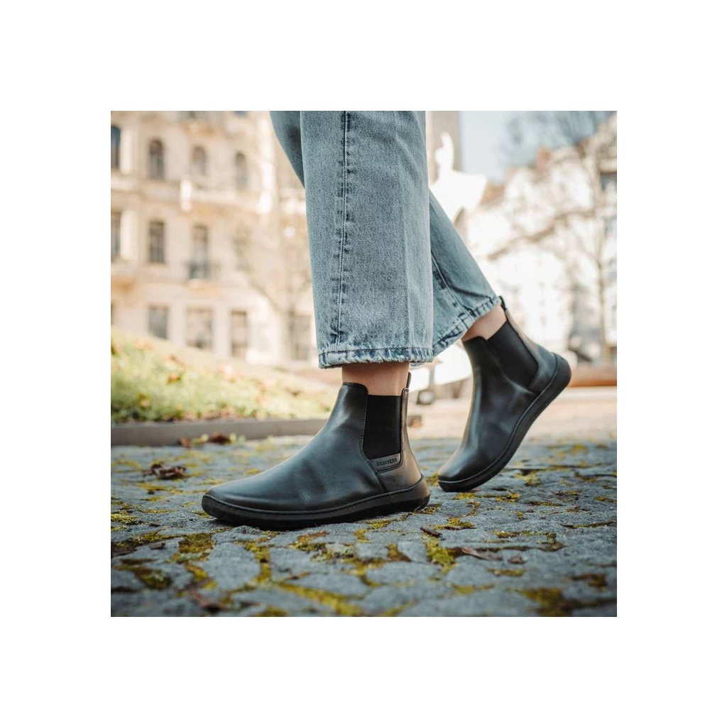 Skinners Chelsea Black Chelsea Barfußschuhe