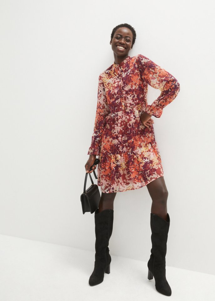 Chiffon Kleid