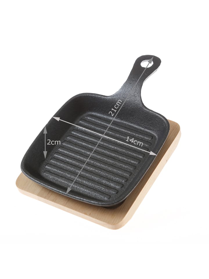 GAUMENKICK Servierpfanne Gusseisen in schwarz - 14cm günstig kaufen onesize