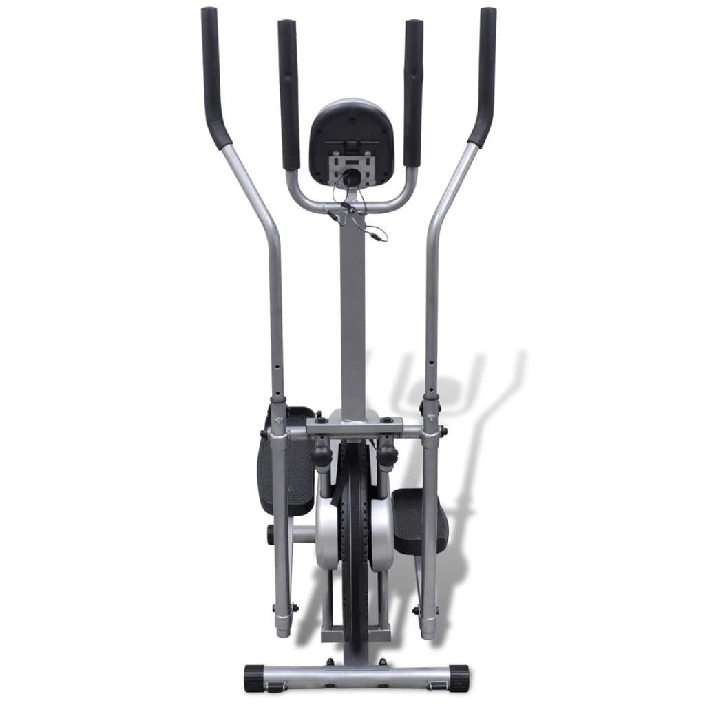 vidaXL Crosstrainer Orbitrac Ellipsentrainer Heimtrainer 4 Griffe Pulsmessung