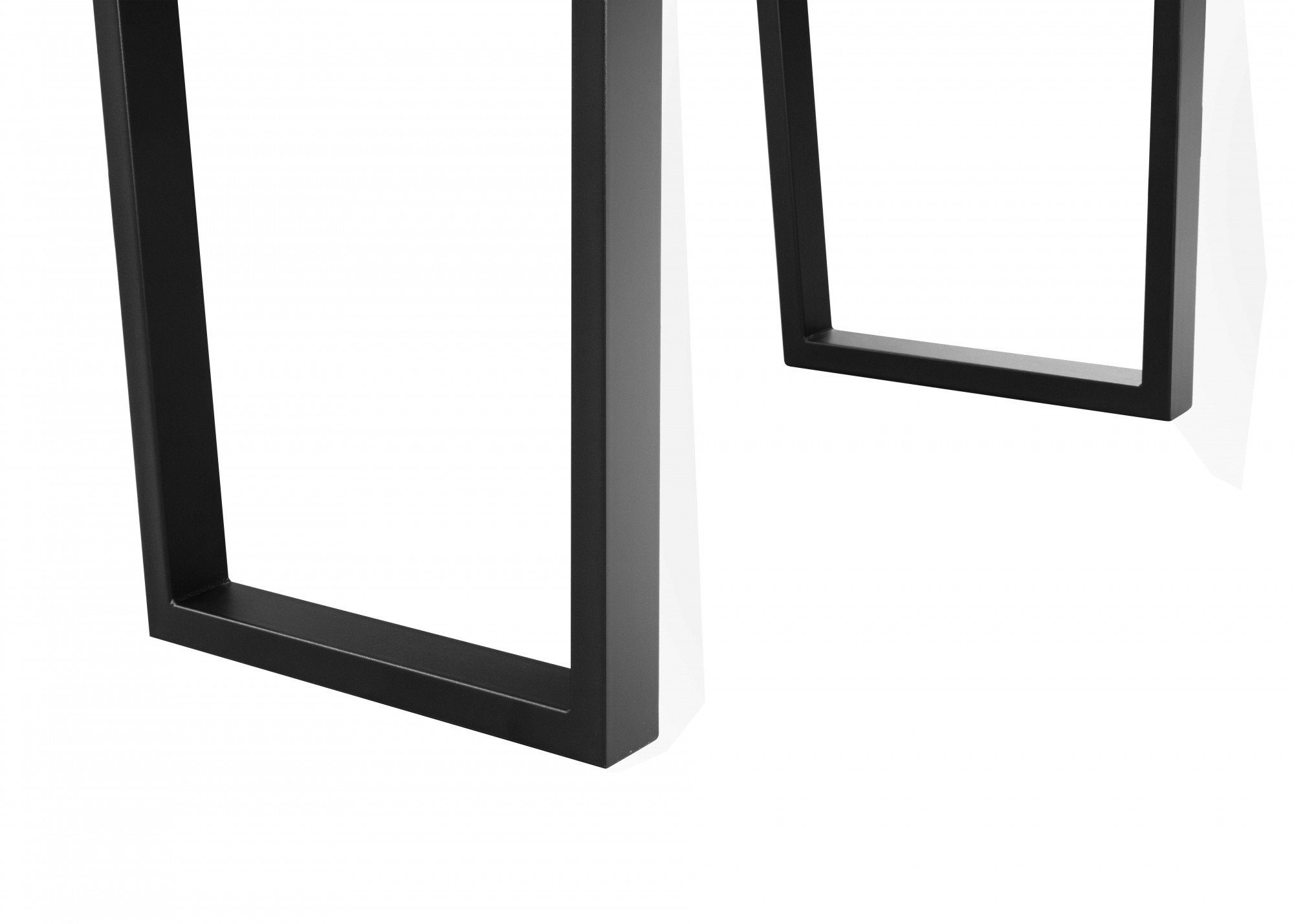 Home affaire Esstisch Model 1, Eiche Massivholz, stabiler Stand durch pulverbeschichtete Metallbeine