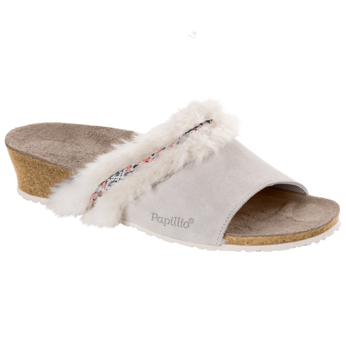 Papillio Amber Keilsandale creme