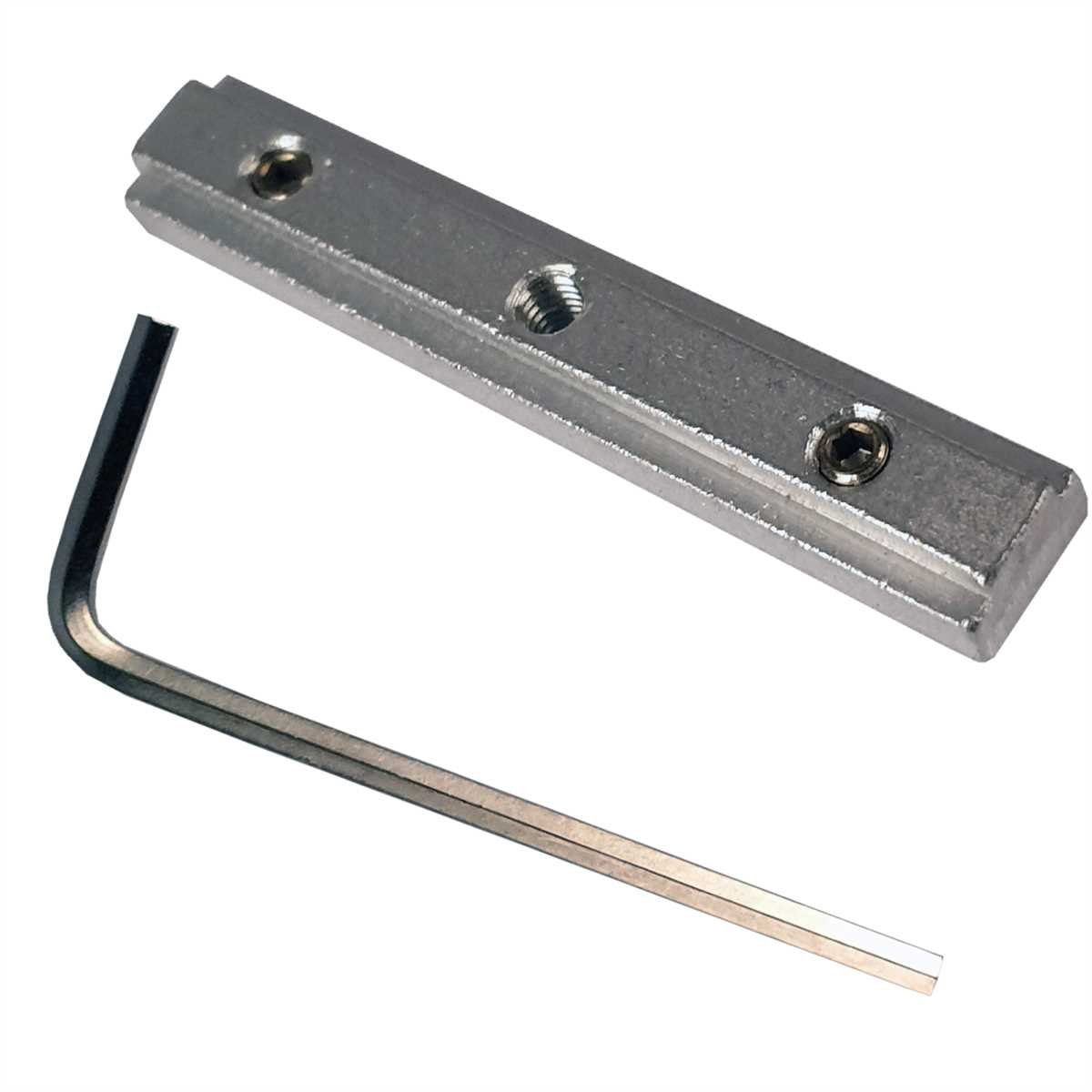 Gardinenschiene, Bestlivings, 1-läufig, Fixmaß, Aluminium, Flache Aluminium Schiene (7mm), alle Längen bis 480cm möglich, Länge: 90cm, Decken oder Wandmontage