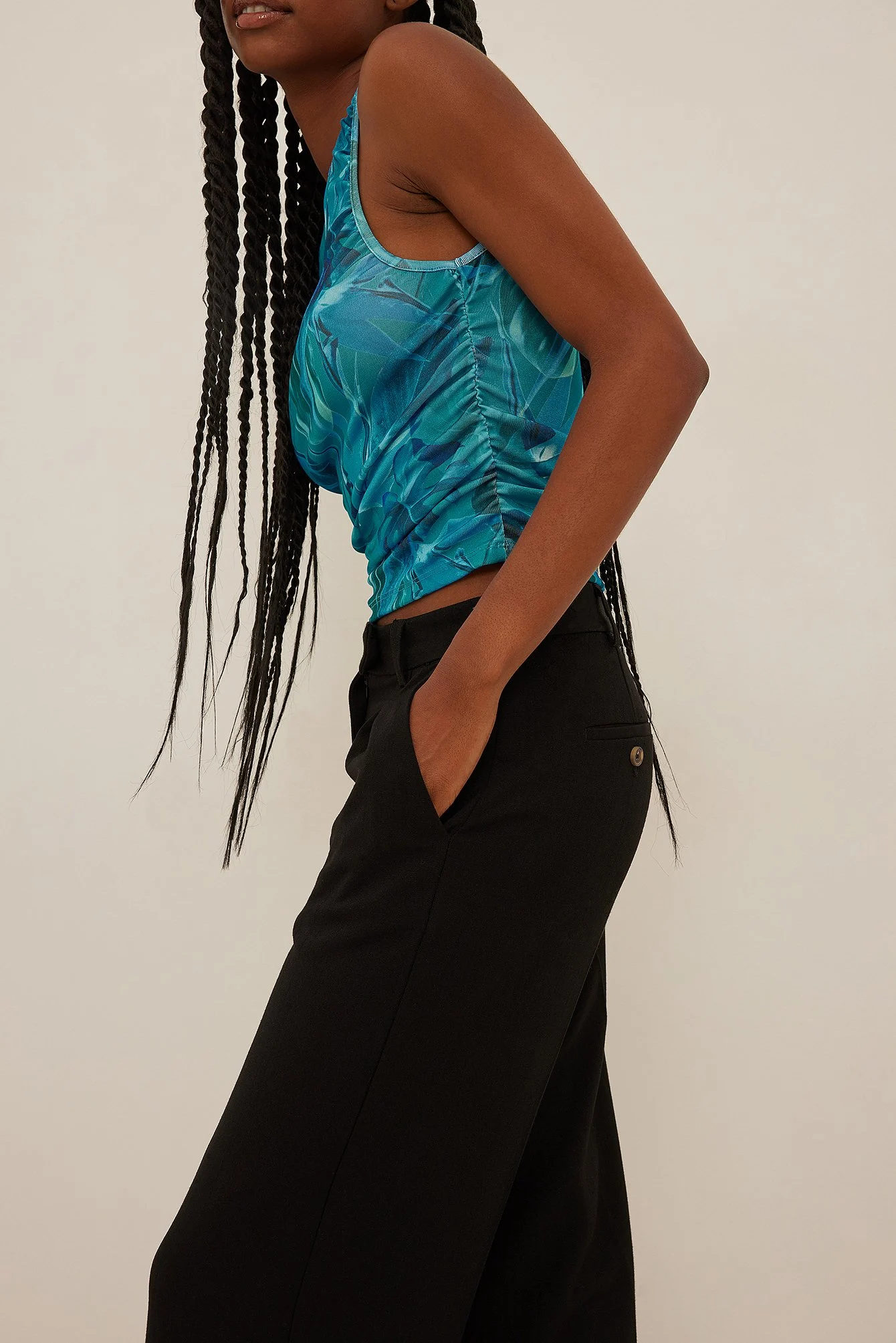 Singlet mit gerafftem Detail