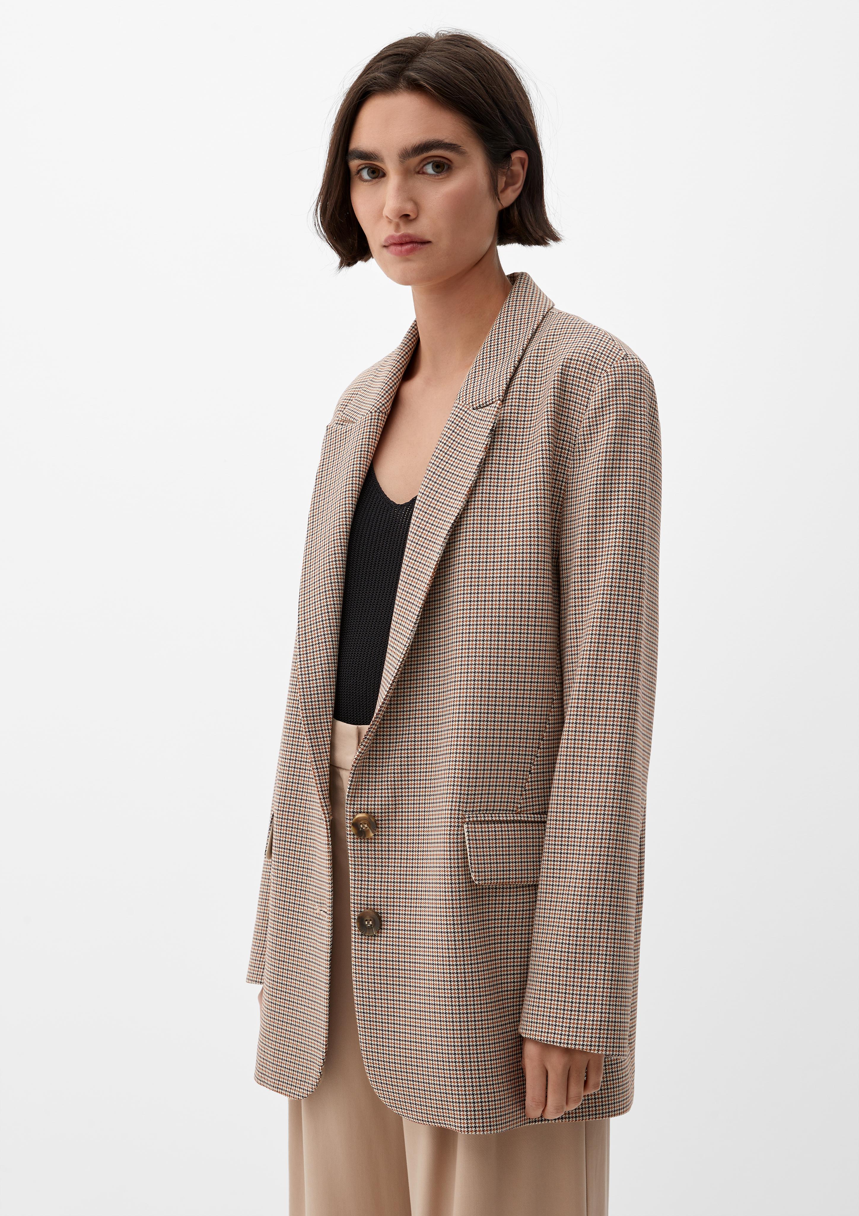 Karierter Boyfriend-Blazer  2123578-81N4