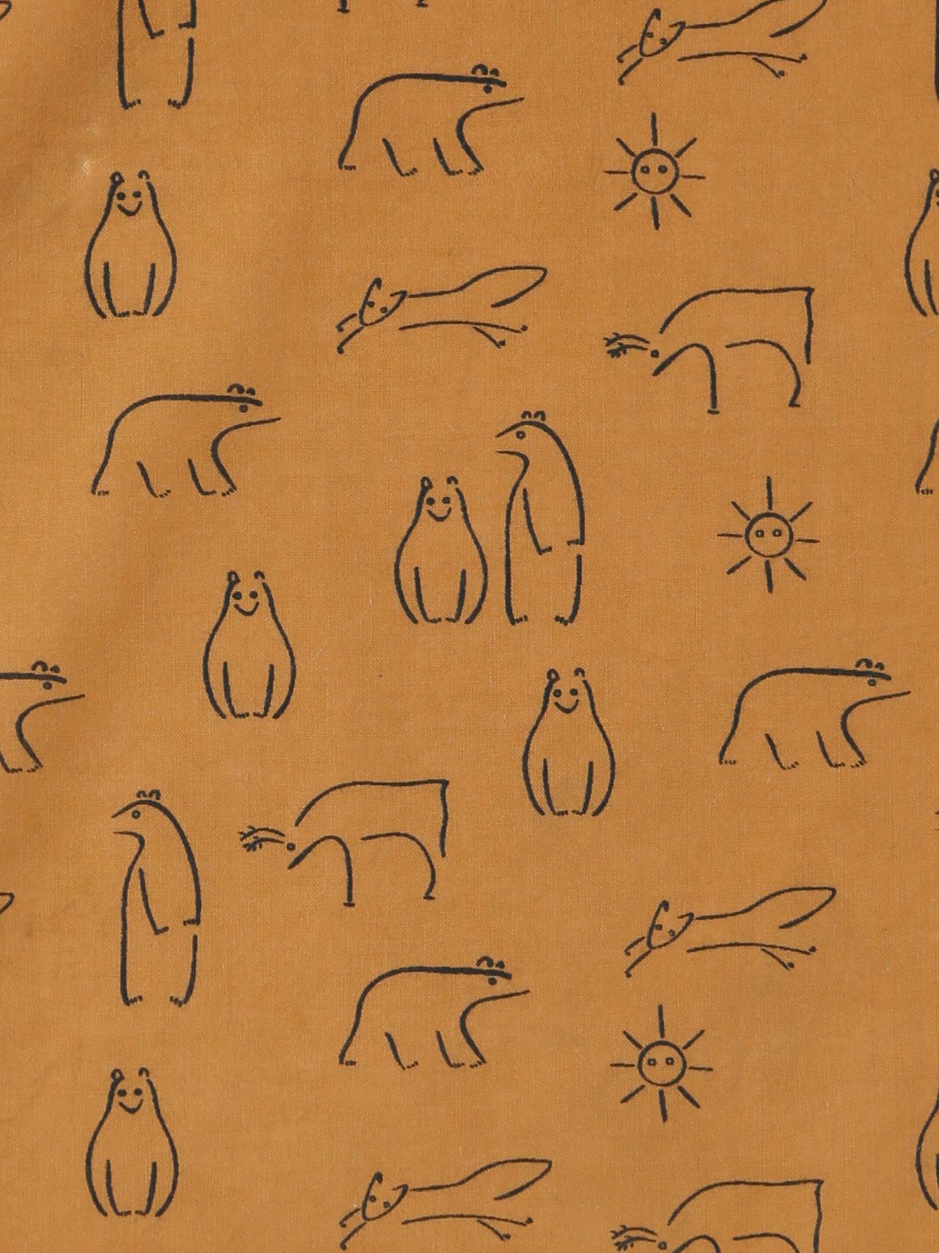 Foulard animaux personnalisable bébé garçon bronze