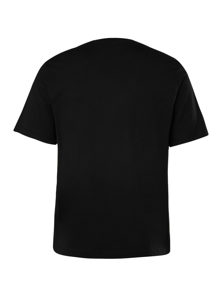 Men Plus Kurzarm T-Shirt in schwarz günstig kaufen