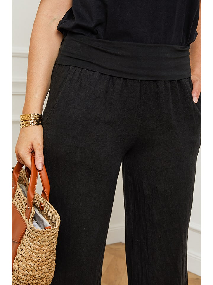 Curvy Lady Leinen-Hose 