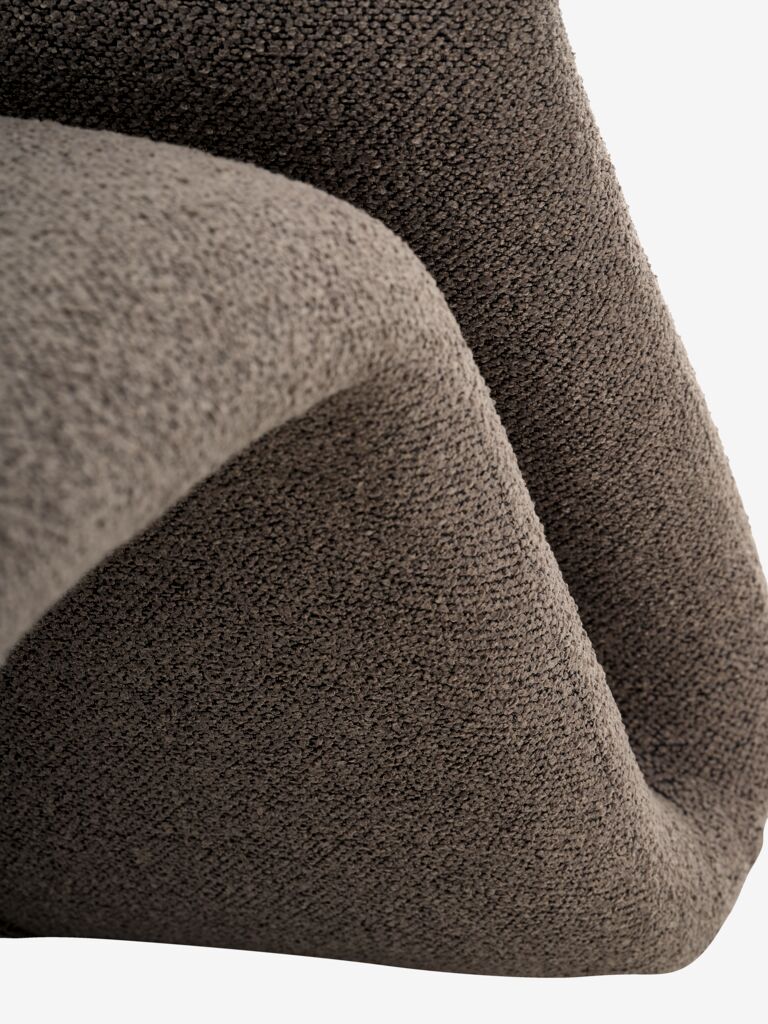 GULDBJERG lounge chair GULDBJERG dark sand fabric