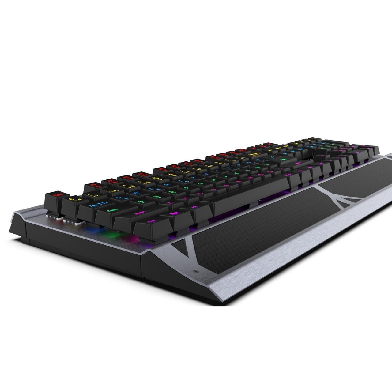Inca IKG-444 RGB-Beleuchtete Gaming-Tastatur mit 13 Modi, Langlebige Tasten