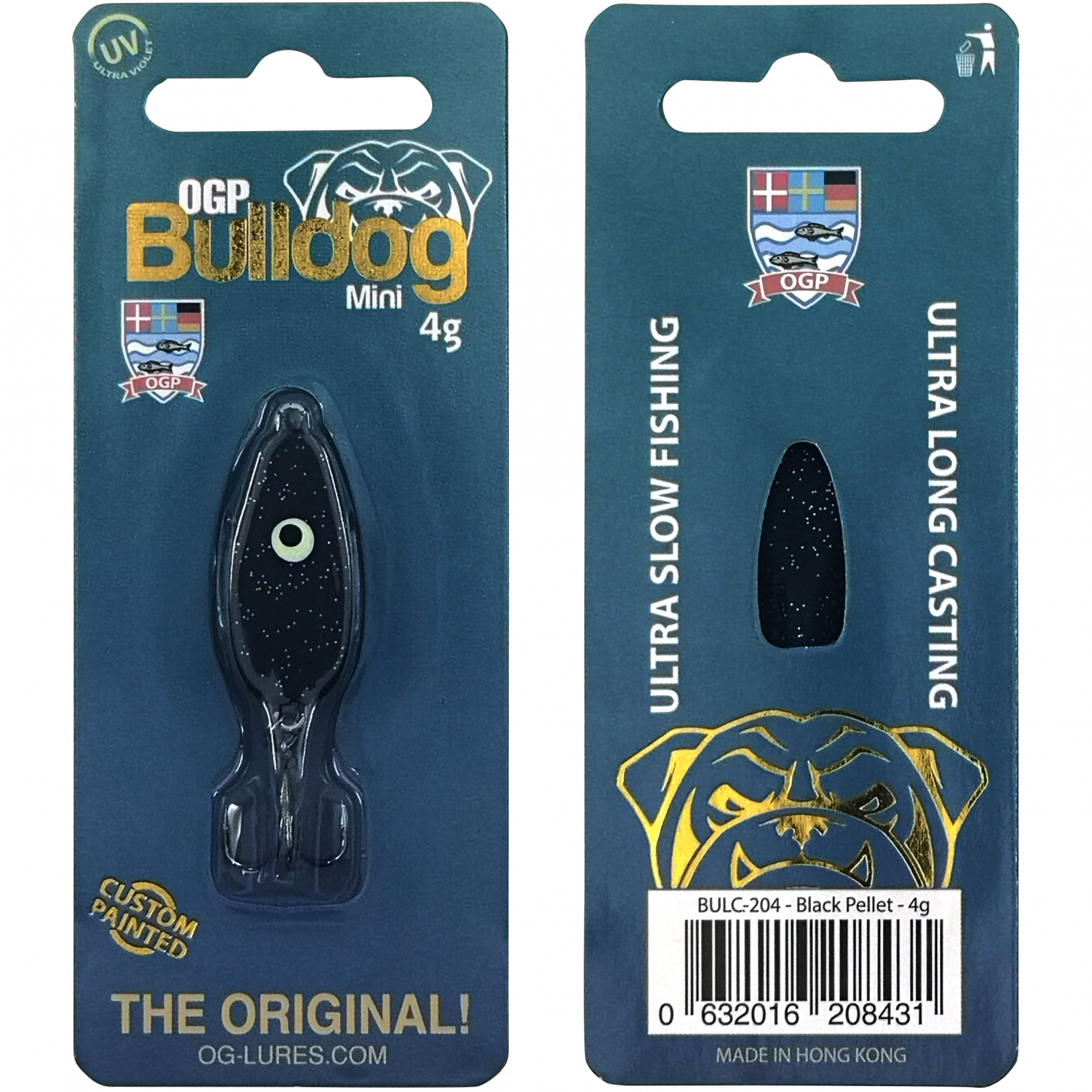 OGP Forellenköder Bulldog Mini (Black Pellet)