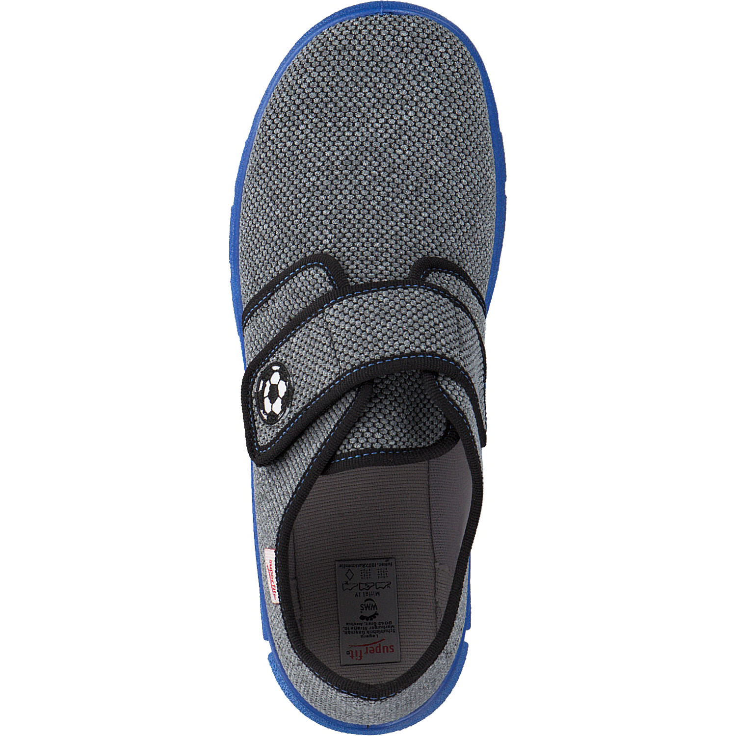 Superfit BOBBY 00266, Hausschuhe, Kinder, Grau (Stone)
