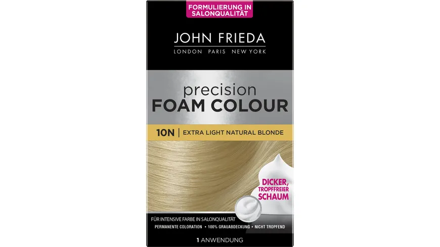 JOHN FRIEDA Precision Foam Colour 10N - extra light naturale blonde