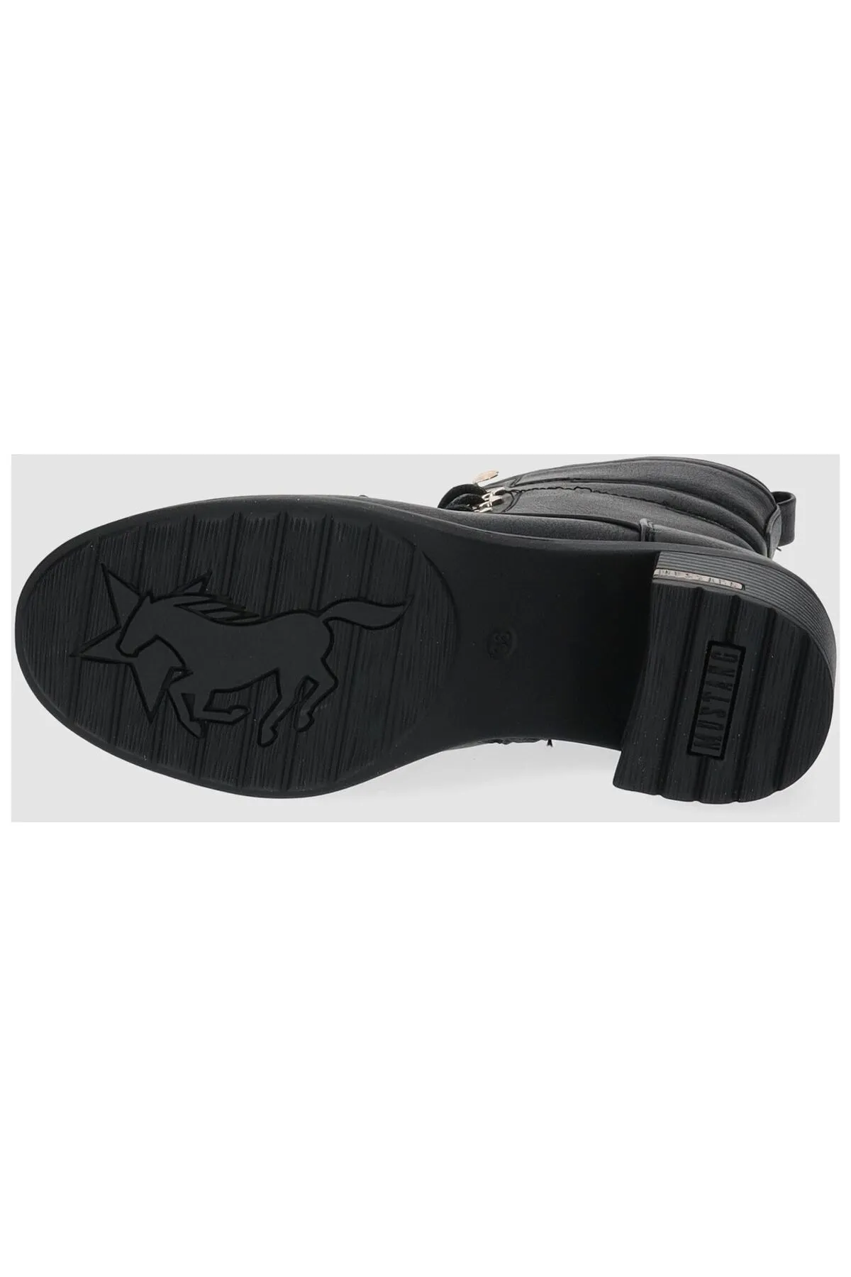 Mustang  Stiefelette - Schwarz - Blockabsatz