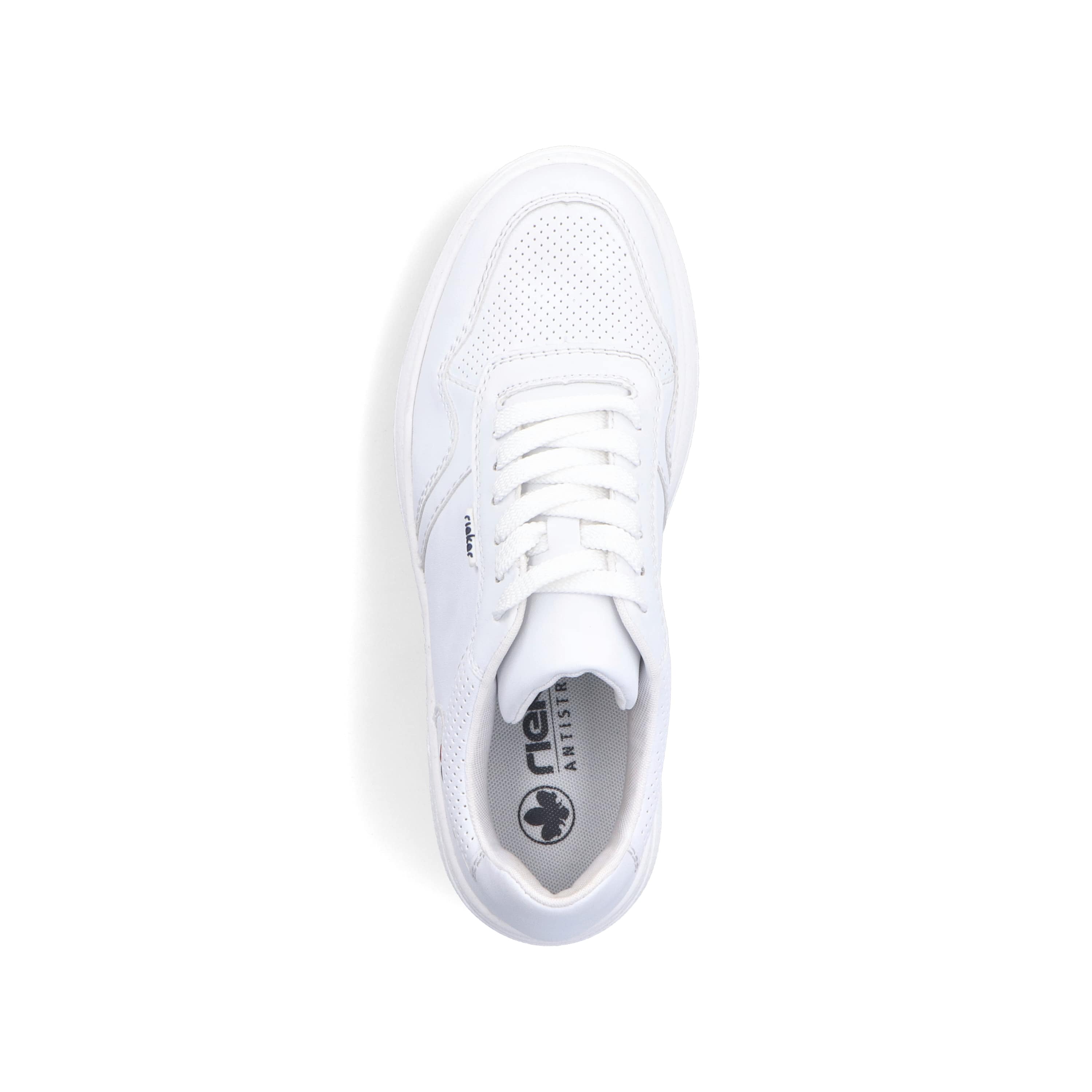 Rieker Damen Sneaker Low kristallweiss