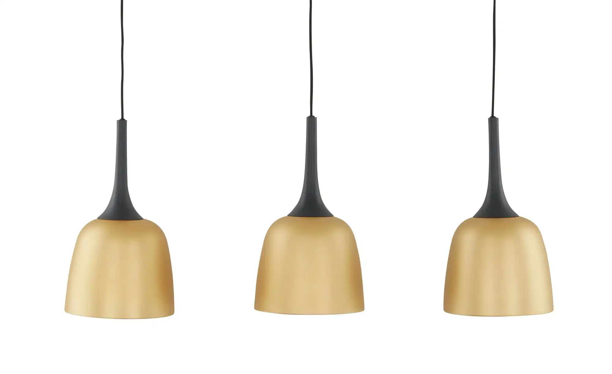 Trio Pendelleuchte, 3-flammig, Messing-matt