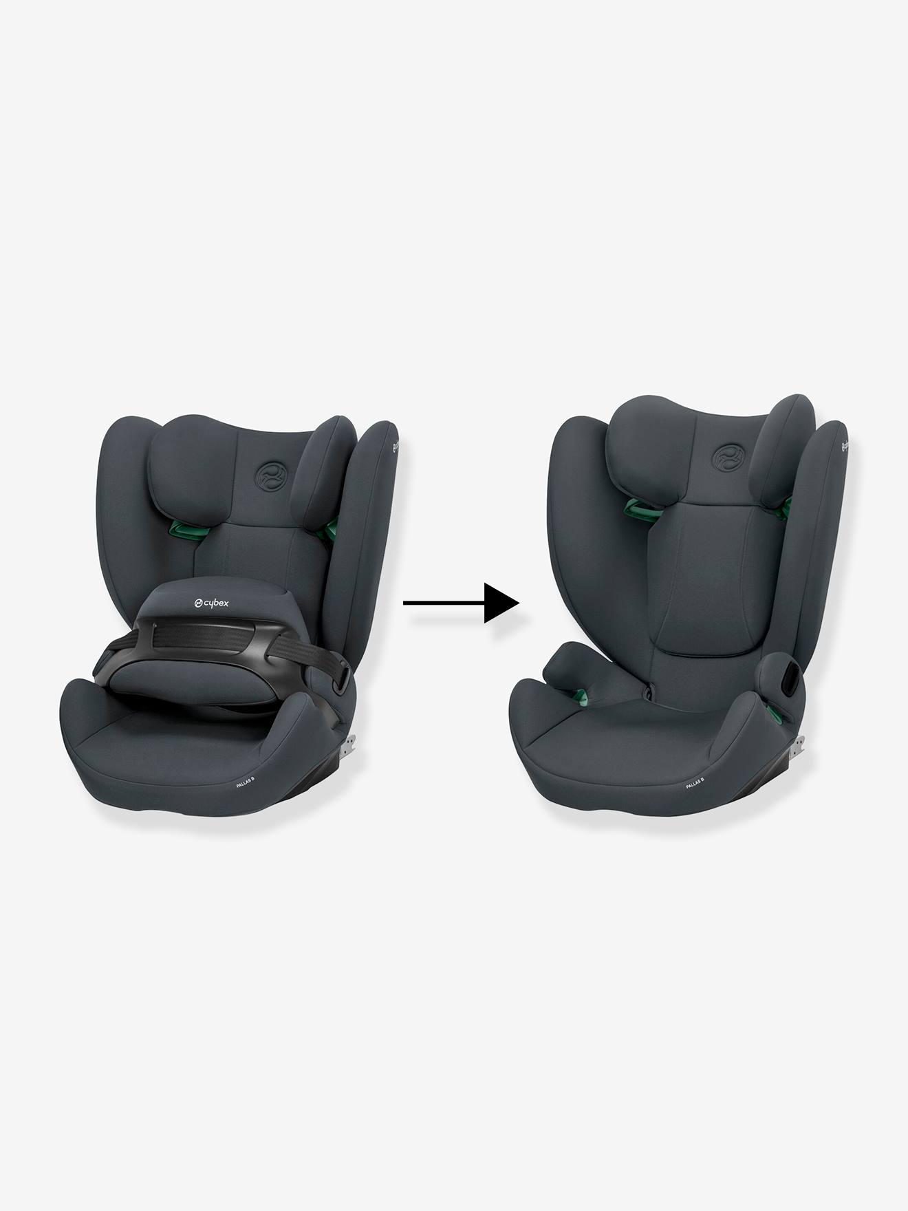 Cybex Mitwachsender Kindersitz Silver Pallas B i-Size CYBEX 76-150 cm, Gr. 1/2/3 - schwarz