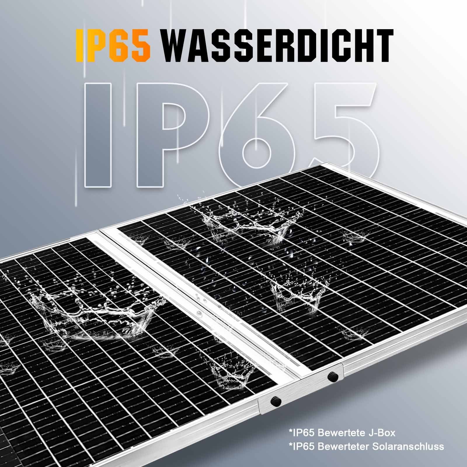 GLIESE Solarmodul Photovoltaik-Panel, Solarmodul, 400w, hoher Wirkungsgrad, 4 Stück, (4-St)