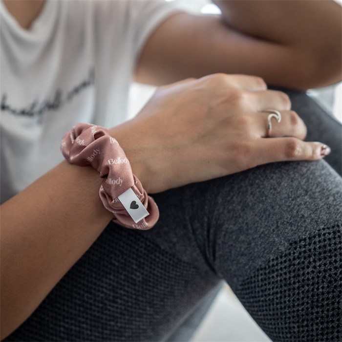 Seiden Scrunchie Mellow Rose