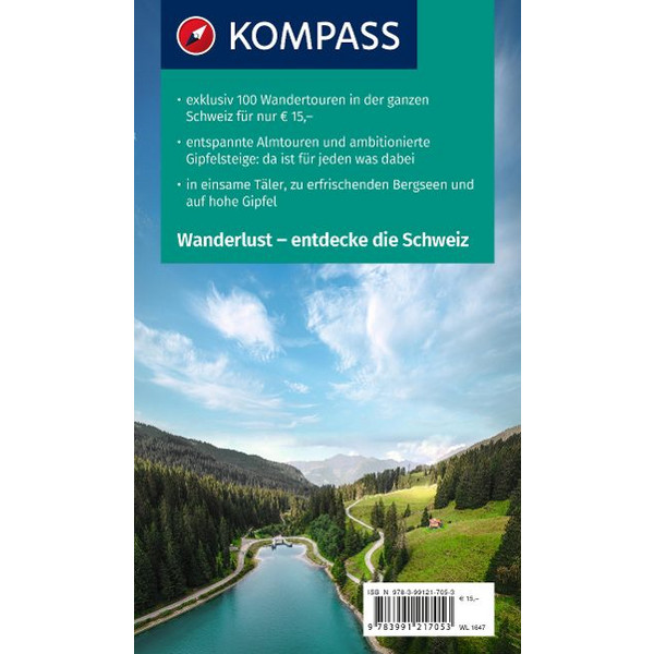 KOMPASS WANDERLUST SCHWEIZ - Wanderführer