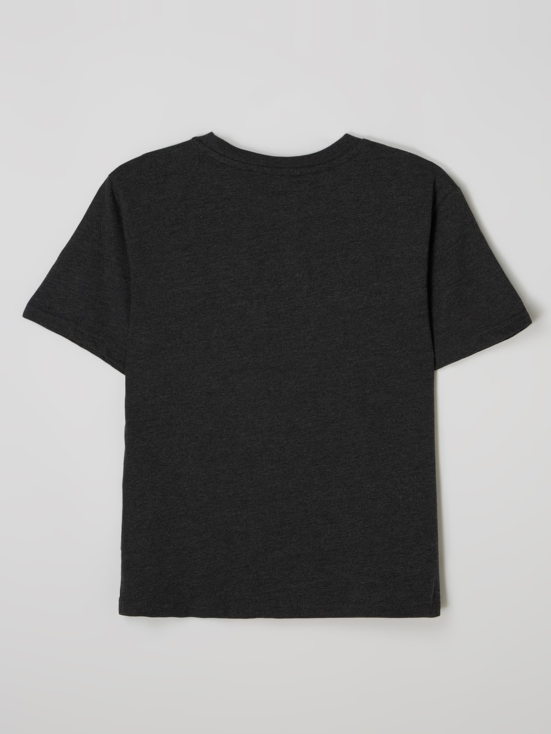 T-Shirt aus Baumwoll-Viskose-Mix in graphit