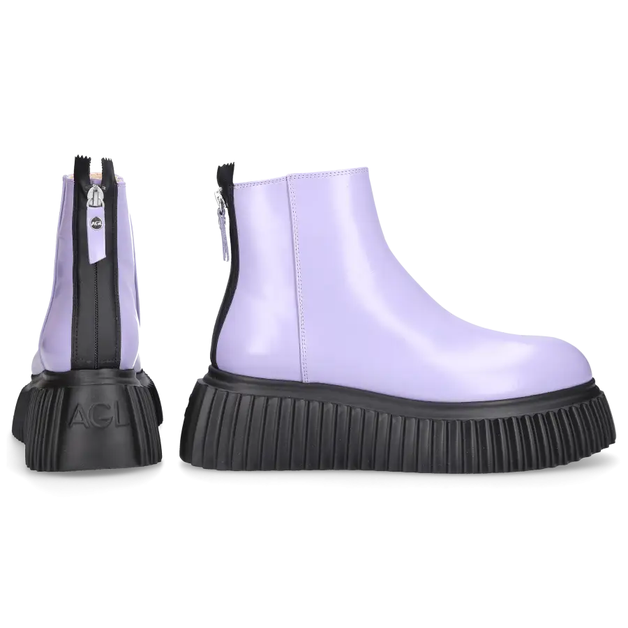 AGL Attilio Giusti Leombruni - Stiefeletten D751511 Lackleder - lila