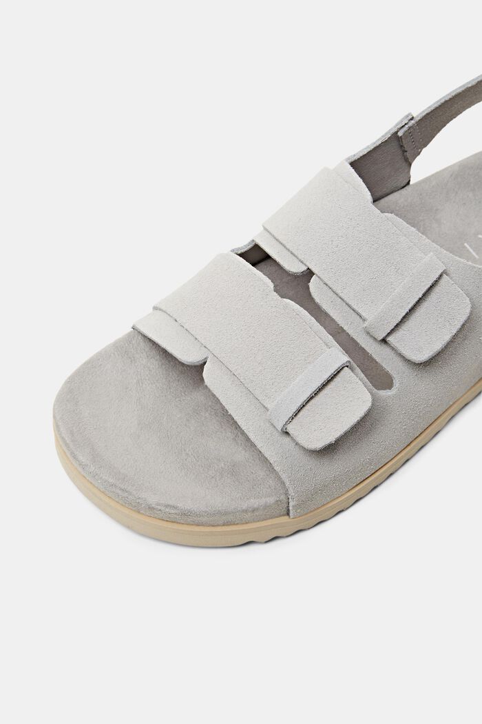Sandalen aus Veloursleder
