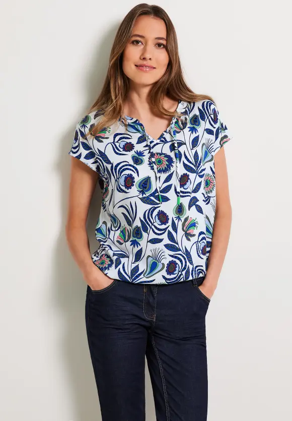 CECIL Bluse mit Blumenprint