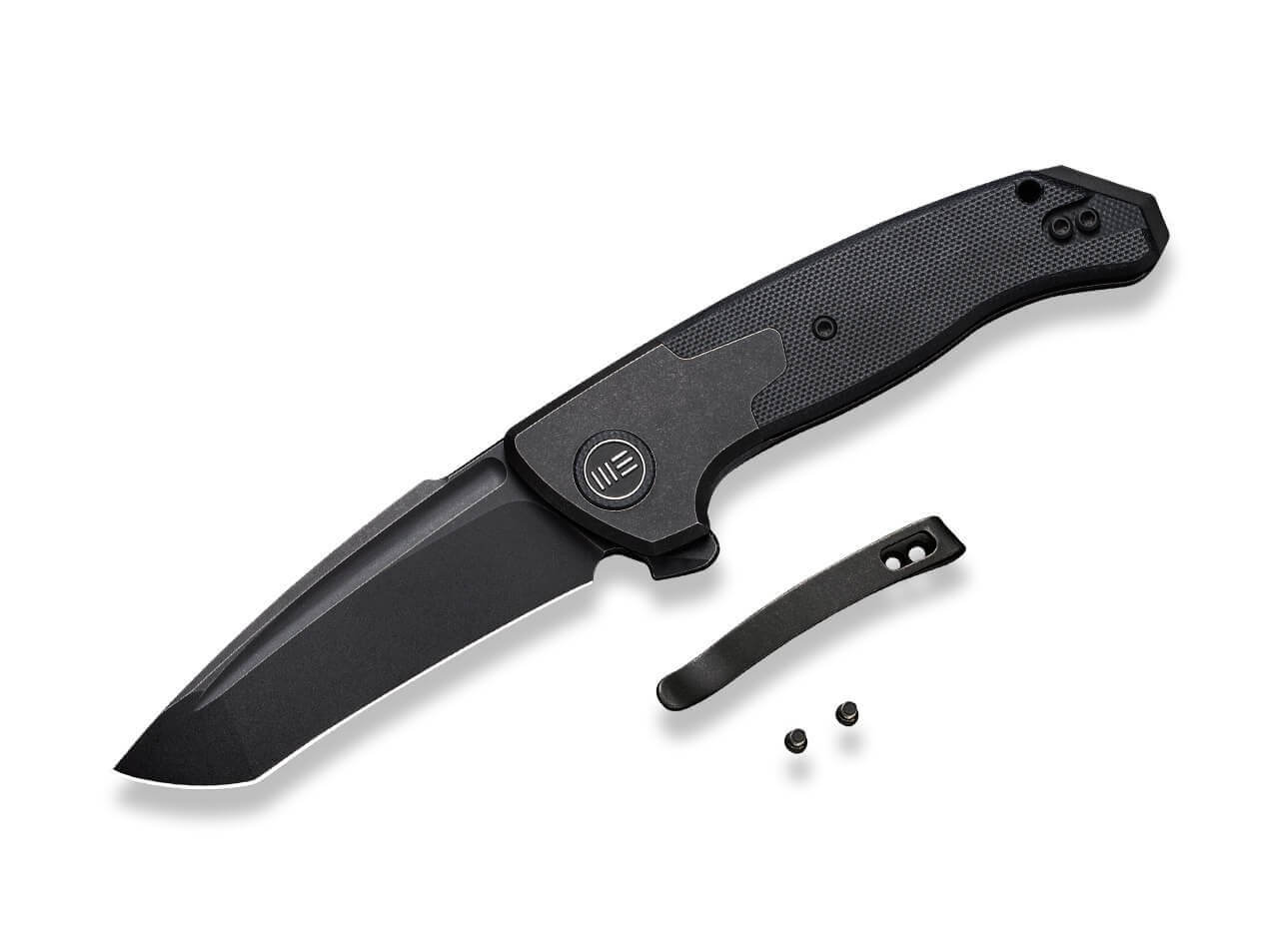 Press Check Titanium G10 All Black Tanto