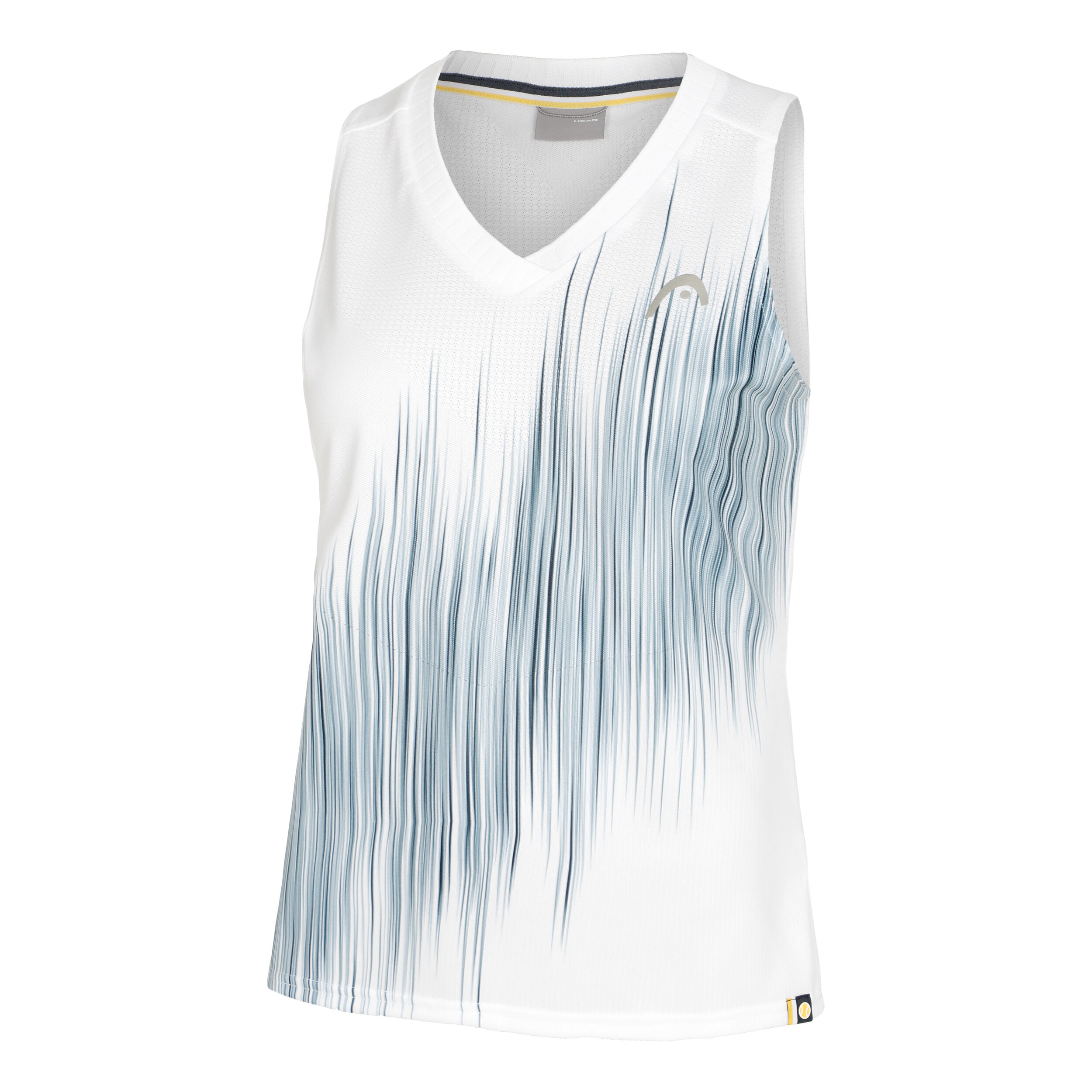 Performance Tank-Top Damen - Weiß, Dunkelblau