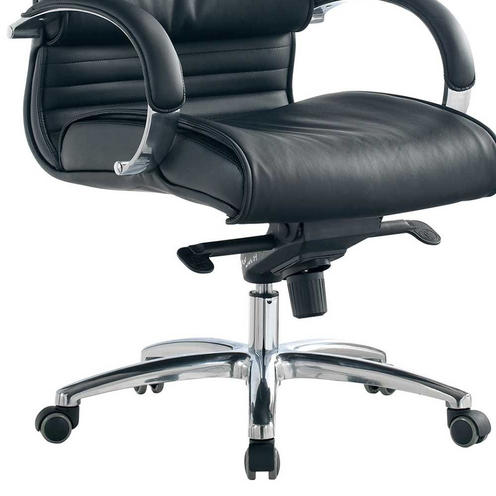 Pharao24 Chefsessel Mailiona, höhenverstellbar, höhenverstellbar, mit Kunststoffrollen, mit Rollen, ergonomisch