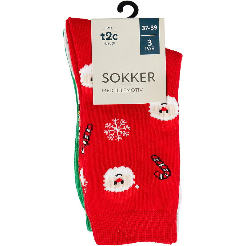 Time 2 Change Sokk 3-pk julemotov