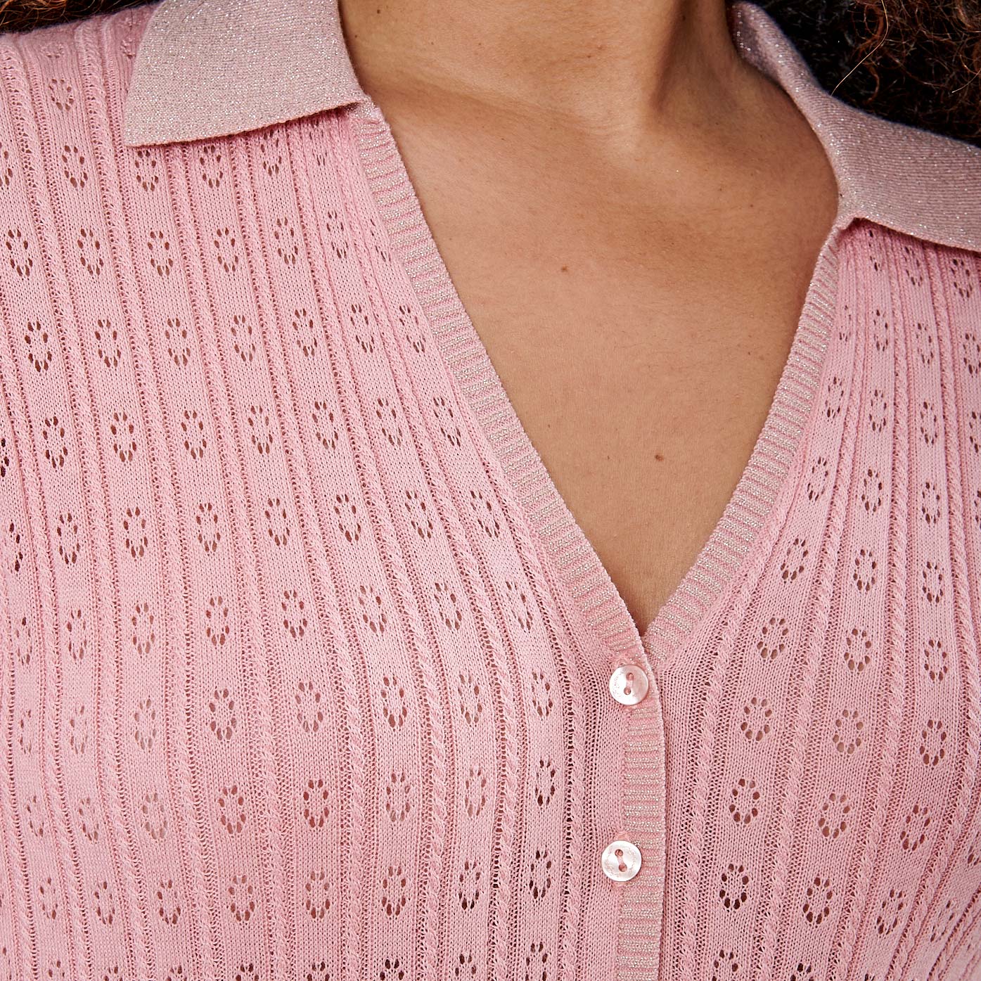 JUB    Polo rose Femme
