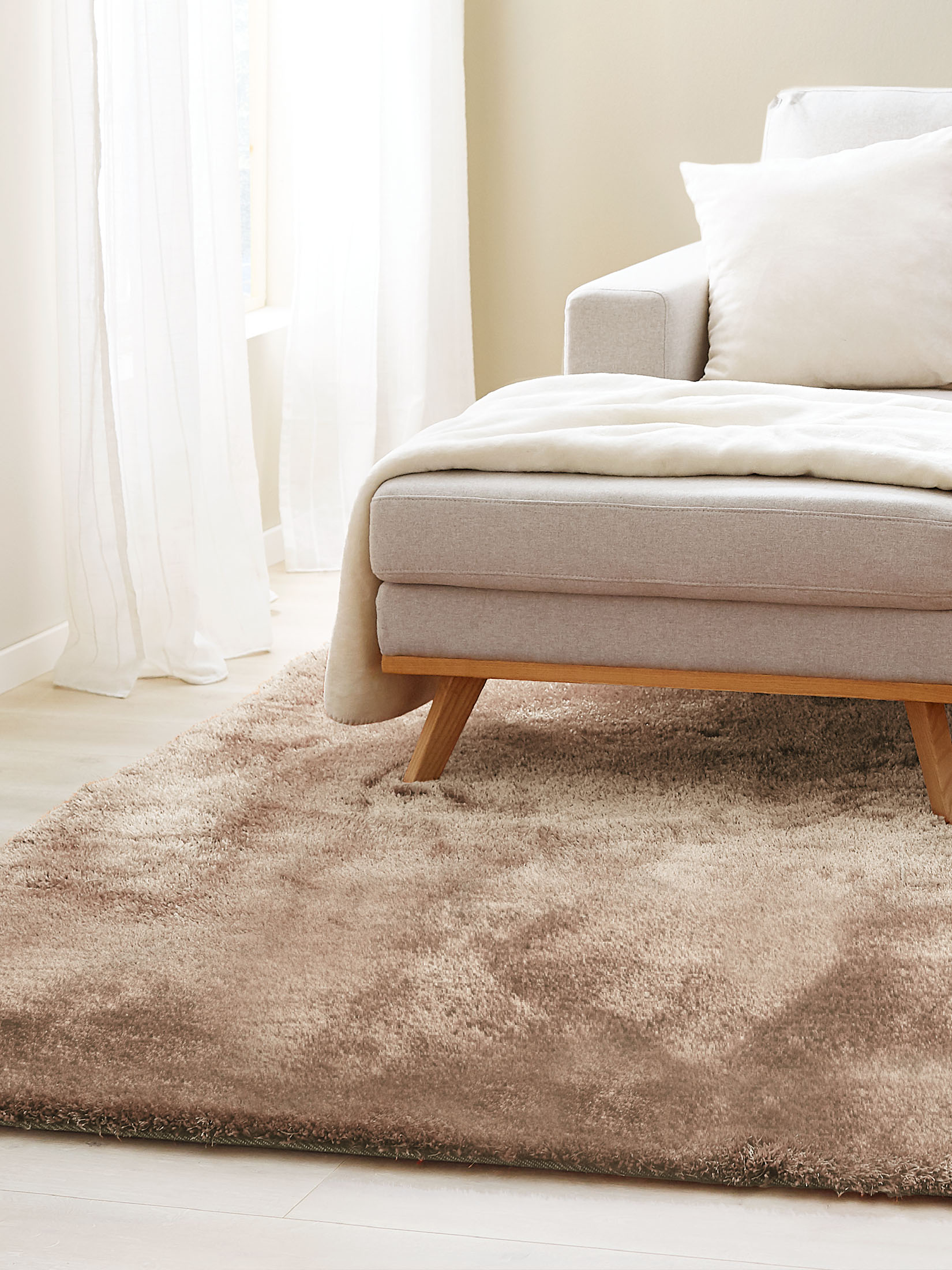 Vernissage Hochflor-Teppich, Beige