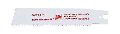 Rothenberger-lisävarusteet 865795 5X yleissahanterä U HSS BIMETAL 200X25X1.6 TPI 8