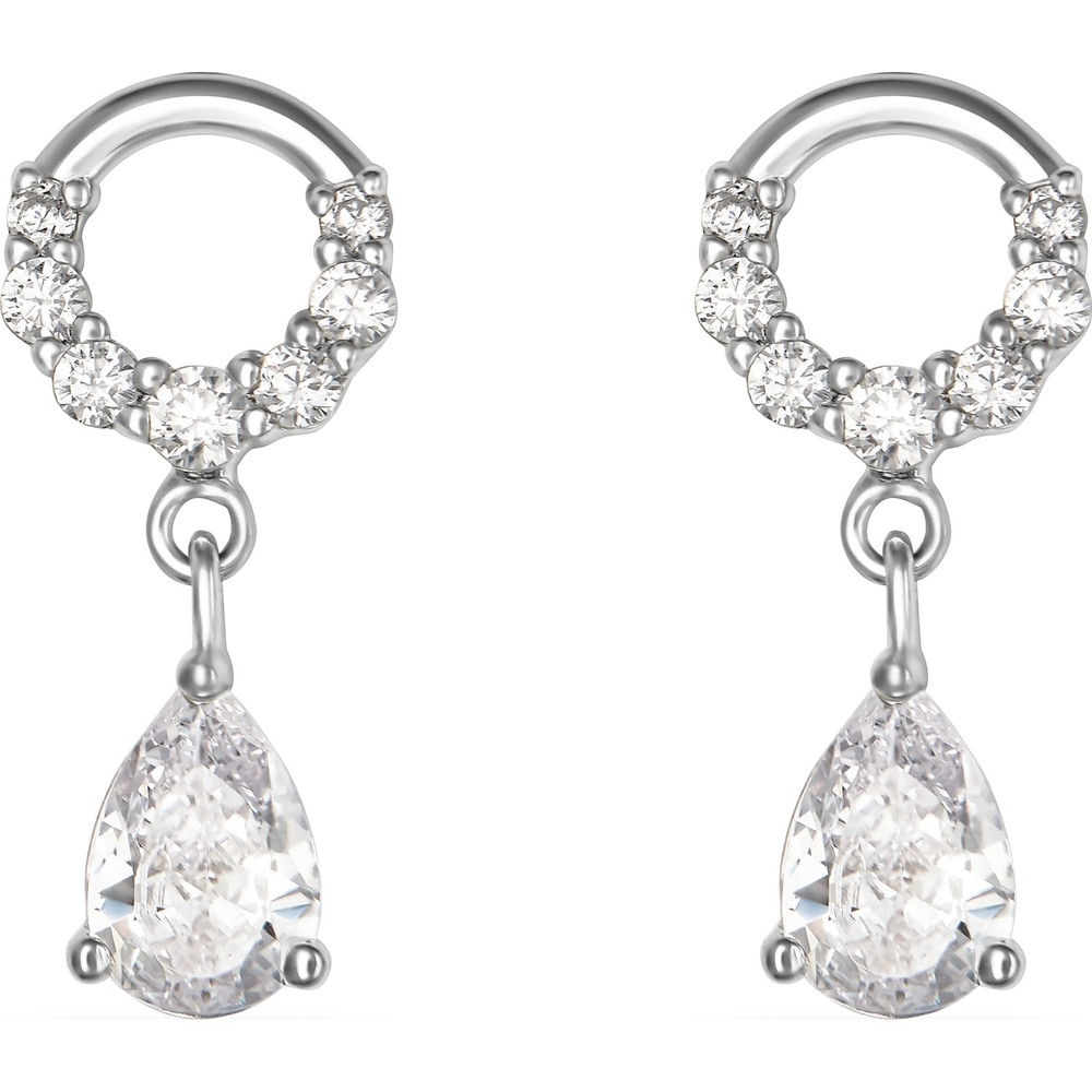 FAVS Boucles d'oreilles à fermoir à poussette 925 Argent Boucles d'oreilles
