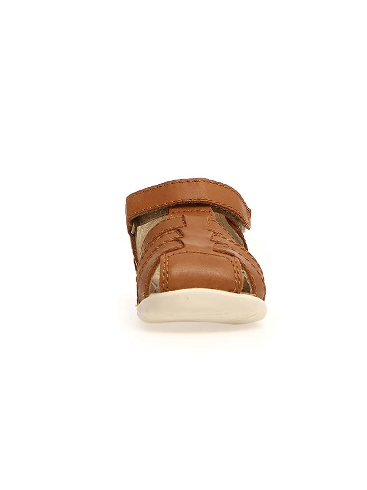 Naturino Leder-Halbsandalen in Hellbraun günstig kaufen