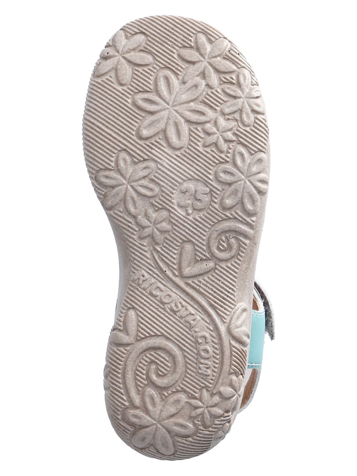 Ricosta Leder-Sandalen in Türkis günstig kaufen