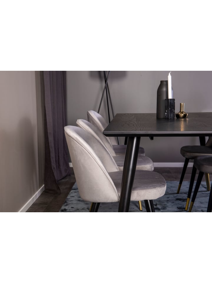 ebuy24 Essgruppe Dipp 61 (7-teilig) Grau 90 x 180 cm günstig kaufen onesize