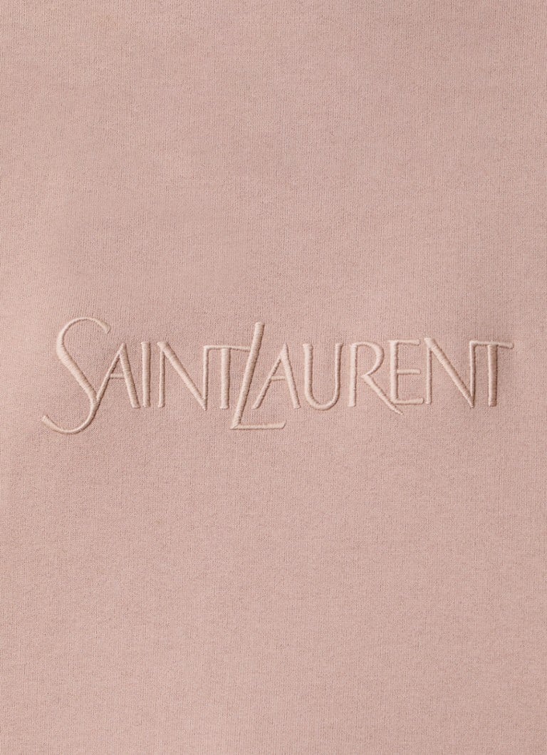 Pulover Saint Laurent cu logo brodat