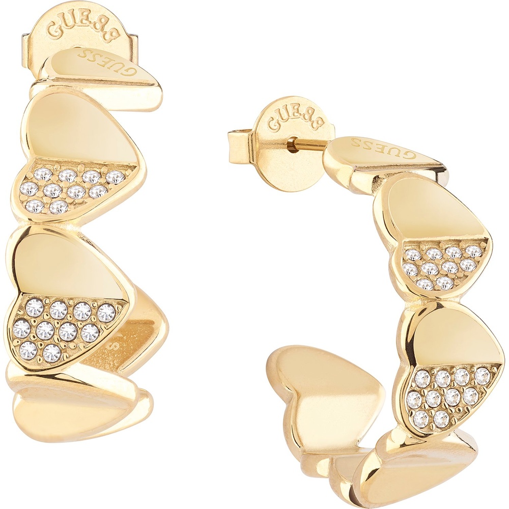 Guess Créoles Acier inoxydable Boucles d'oreilles